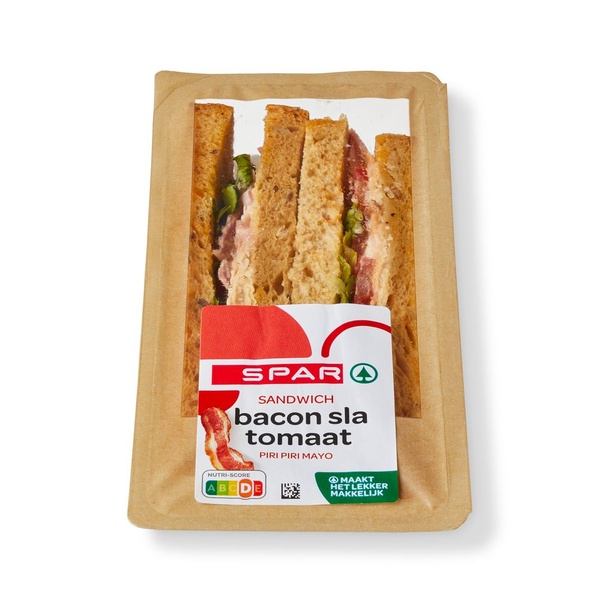 Spar sandwich bacon sla tomaat voorkant
