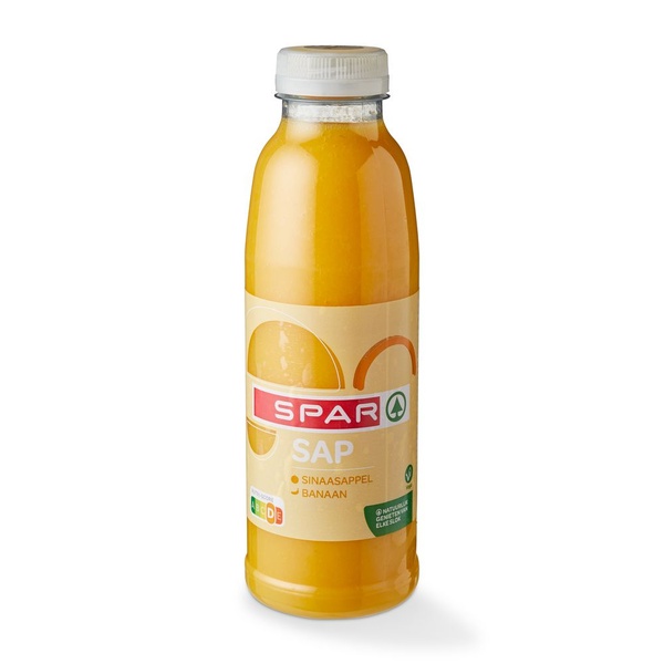 Spar sap sinaasappelsap banaan voorkant