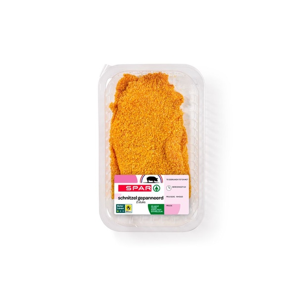 Spar schnitzel gepaneerd 2 stuks voorkant