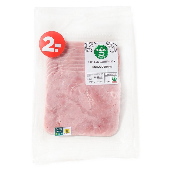 Spar schouderham voorkant