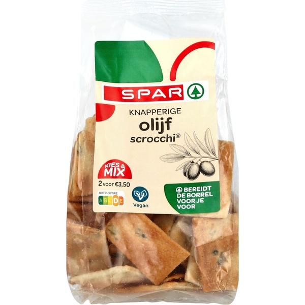 Spar scrocchi olijf voorkant