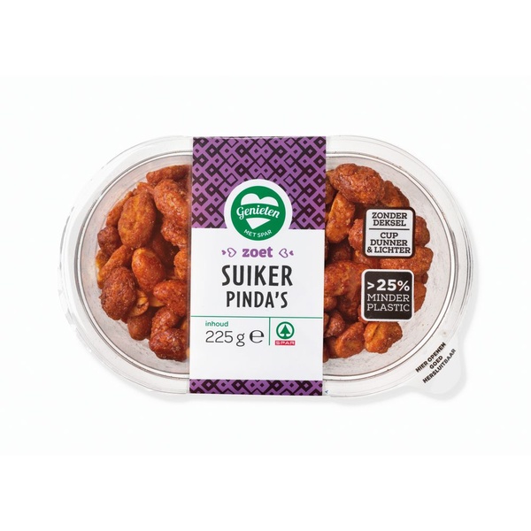 Spar suikerpinda's voorkant