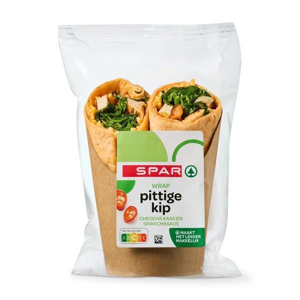 Spar wrap pittige kip voorkant