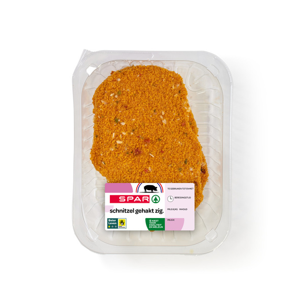 Spar Zigeuner gehakt schnitzel 2 stuks 200 gram voorkant
