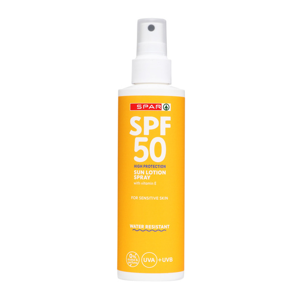 Spar Zonnebrand SPF50 voorkant
