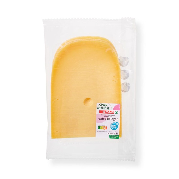 Sparwoudse kaas gesneden extra belegen 48+ voorkant