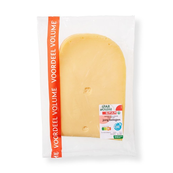 Sparwoudse kaas gesneden voordeel jong belegen 48+ voorkant