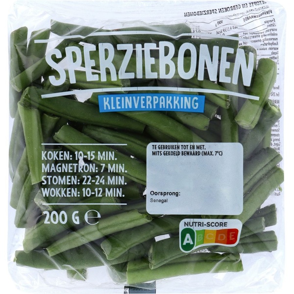 sperziebonen voorkant