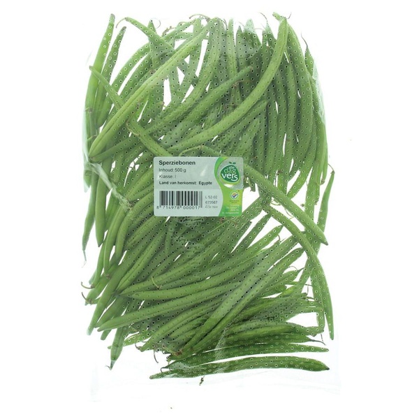 sperziebonen voorkant