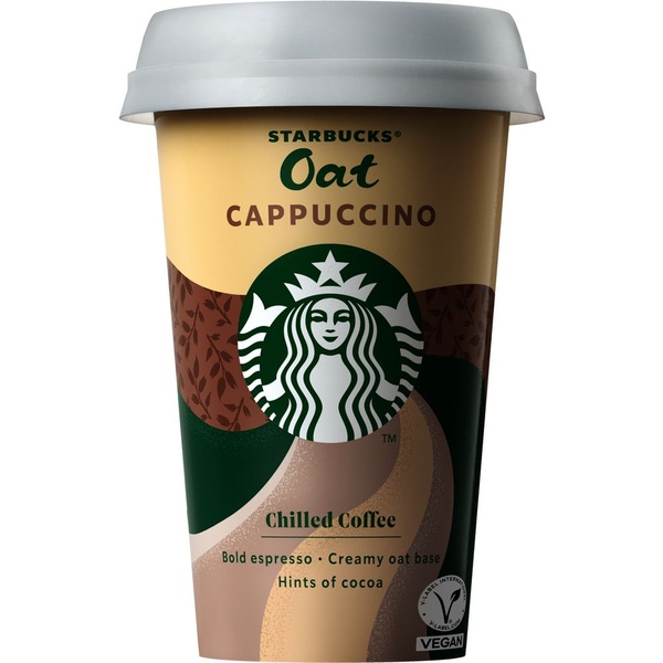 Starbucks chilled coffee oat cappuccino voorkant