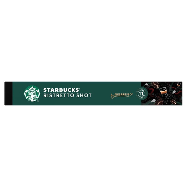 Starbucks ristretto shot achterkant