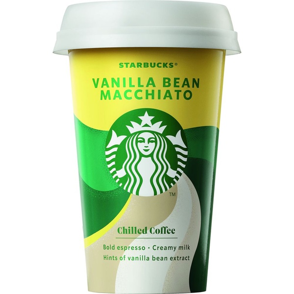 Starbucks vanilla bean macchiato voorkant