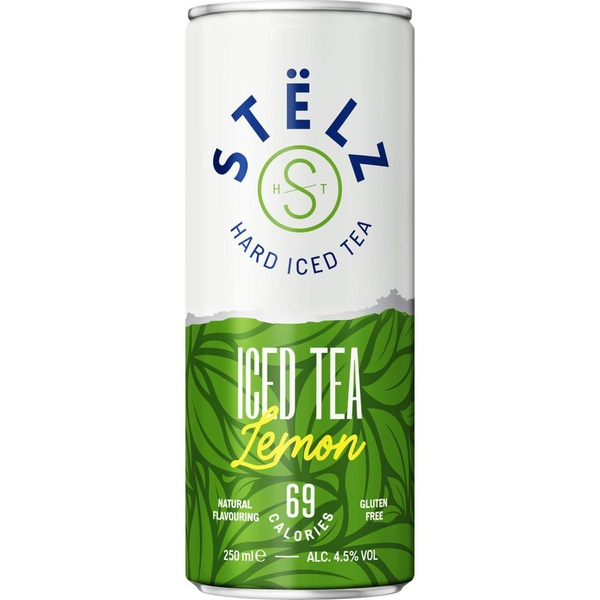 Stëlz hard ice tea lemon voorkant