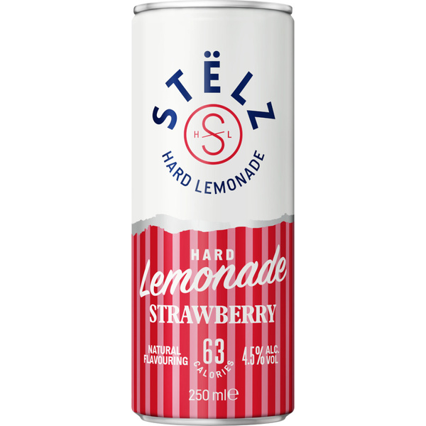 Stëlz Stëlz Hard Lemonade Strawberry voorkant