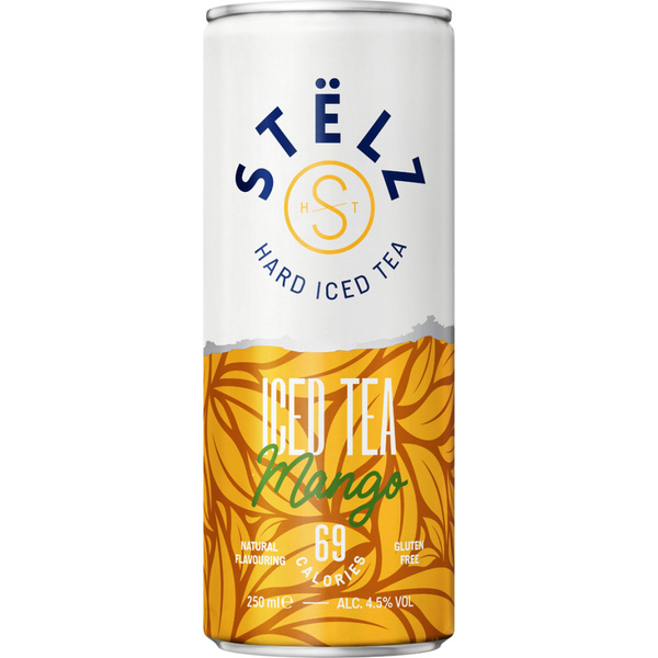 Stëlz Stëlz Ice tea Hard Mango voorkant