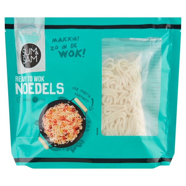 Sum&Sam ready to wok noedels voorkant