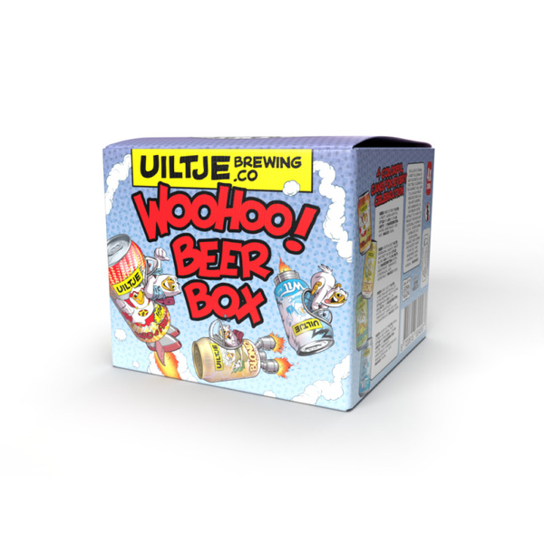 t Uiltje t Uiltje Bier Woohoo Beerbox Cans voorkant