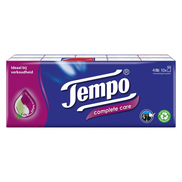Tempo zakdoekjes complete care voorkant