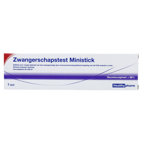 Testjezelf zwangerschapstest voorkant