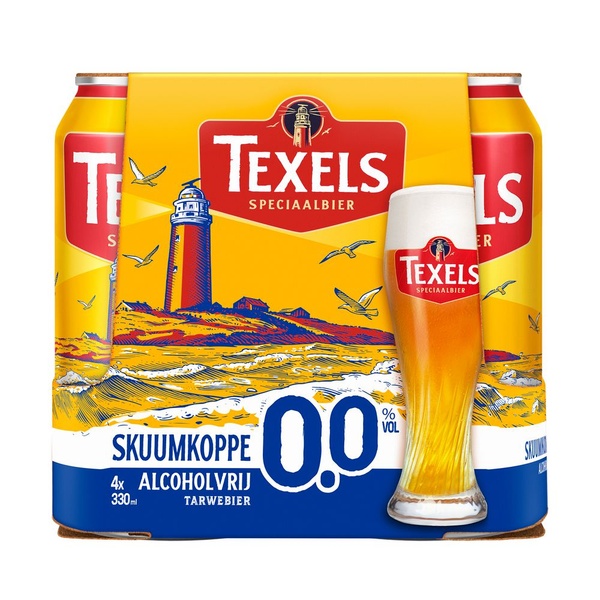Texels skuumkoppe 0.0 4-pack voorkant