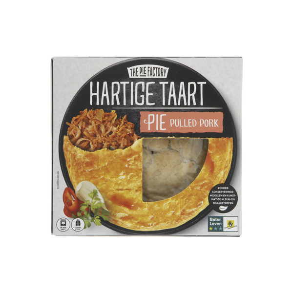 The pie factory The Pie Factory Hartige taart Pulled Pork voorkant