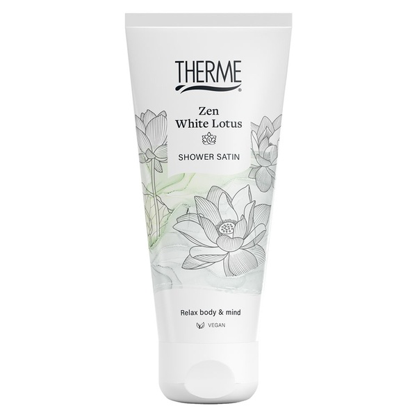 Therme shower satin zen white lotus achterkant