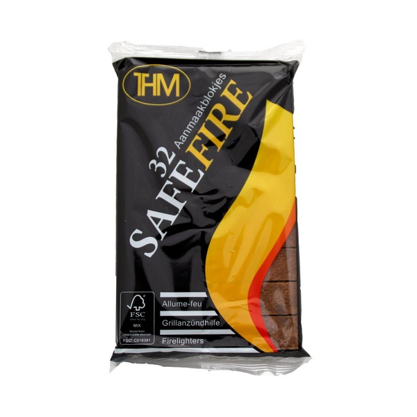 Thm aanmaakblokjes bruin voorkant