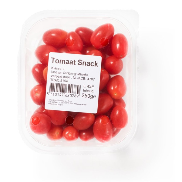 tomaat snack voorkant