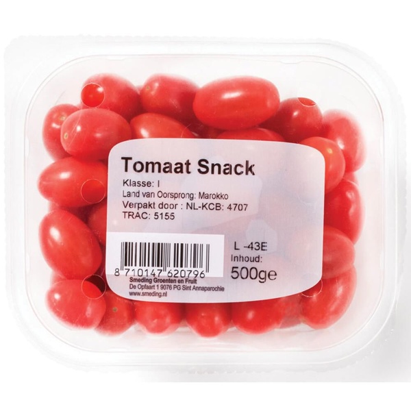 tomaat snack voorkant