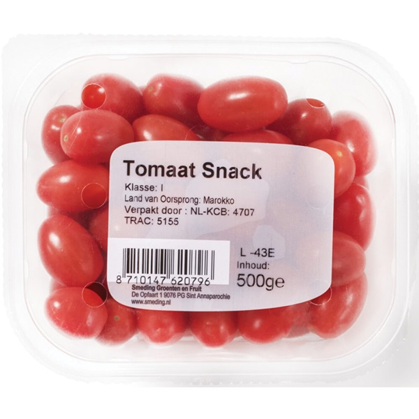 tomaat snack voorkant