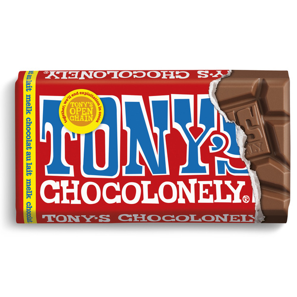Tony's chocolonely Melk voorkant