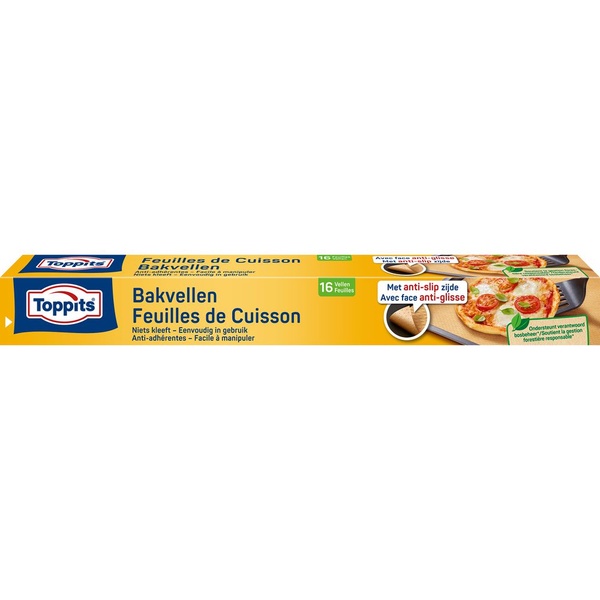 Toppits bakvellen anti-slip 16 vel voorkant