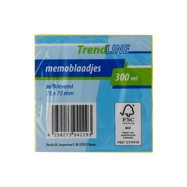 Trendline memoblaadjes voorkant