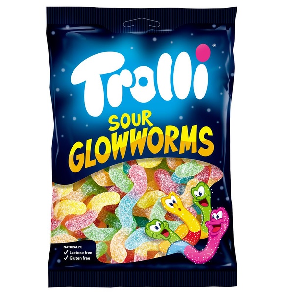 Trolli snoep wormen voorkant