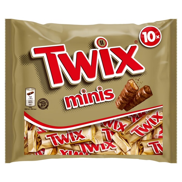 Twix mini's voorkant