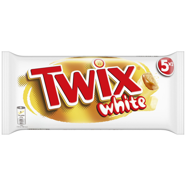 Twix Twix Biscuit White Witte chocolade en karamel voorkant
