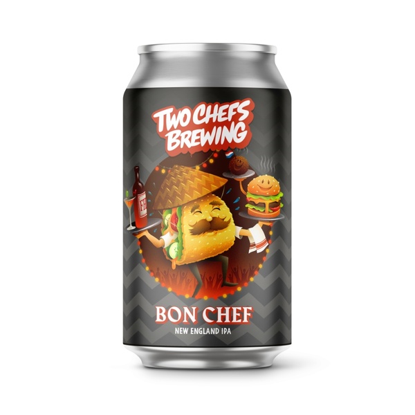 Two Chefs Brewing bier bon chef voorkant