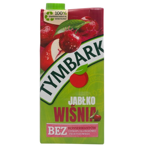 Tymbark vruchtensap appel kers voorkant