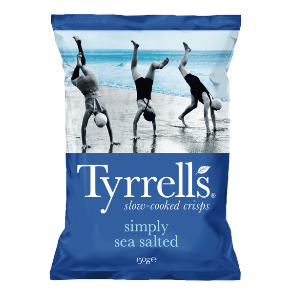 Tyrrells Tyrrells Chips Lightly Sea Salted voorkant