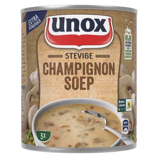 Unox champignonsoep stevige voorkant
