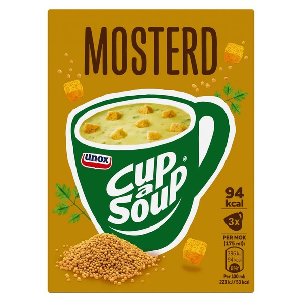 Unox Cup-a-soup mosterd voorkant