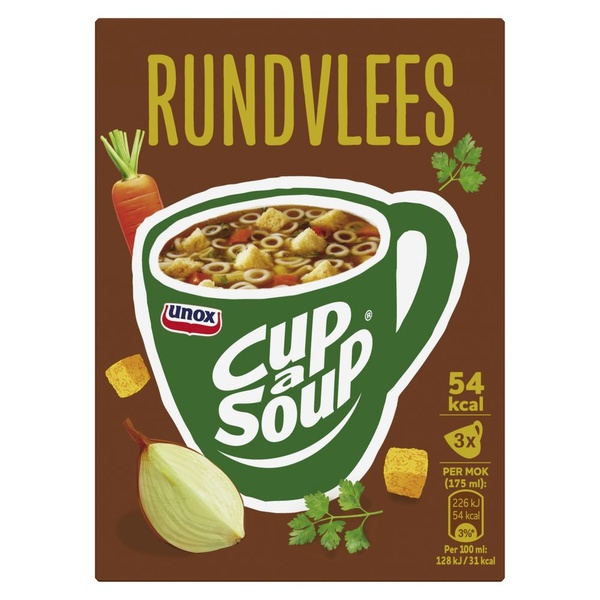 Unox Cup-a-soup rundvlees voorkant