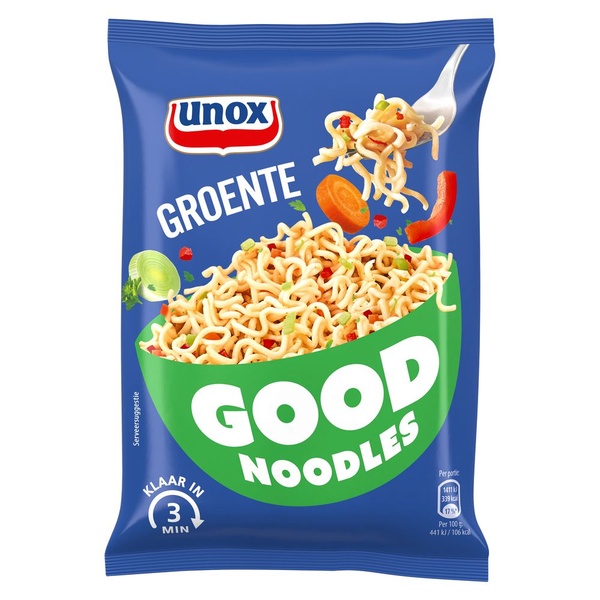 Unox good noodles groenten voorkant