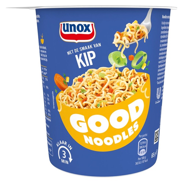 Unox good noodles kip voorkant