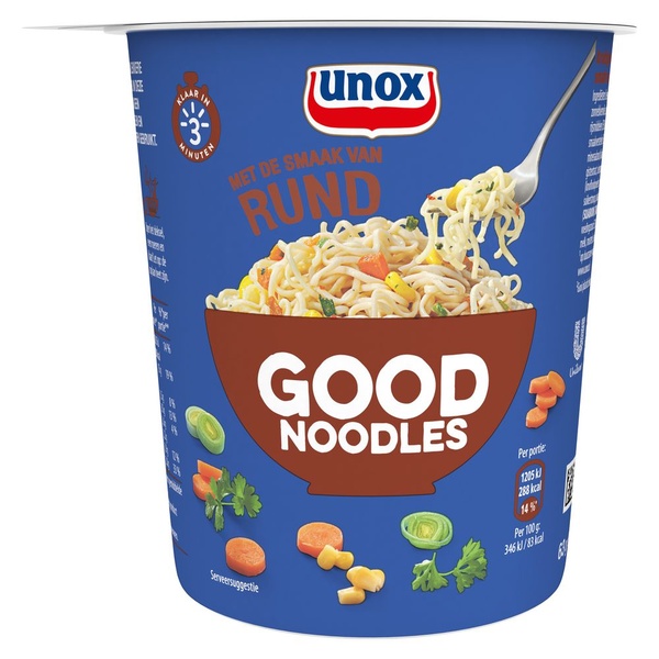 Unox Good Noodles rund voorkant