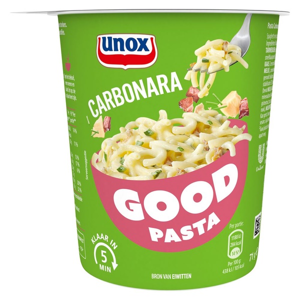 Unox good pasta carbonara voorkant