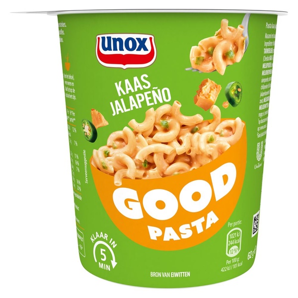 Unox Good pasta Kaas Jalapeno voorkant