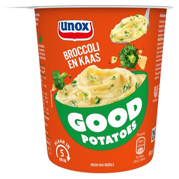 Unox good potatoes brocolli en kaas voorkant