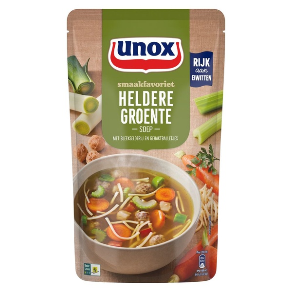 SPAR Unox groentesoep soep in zak je vindt het bij SPAR