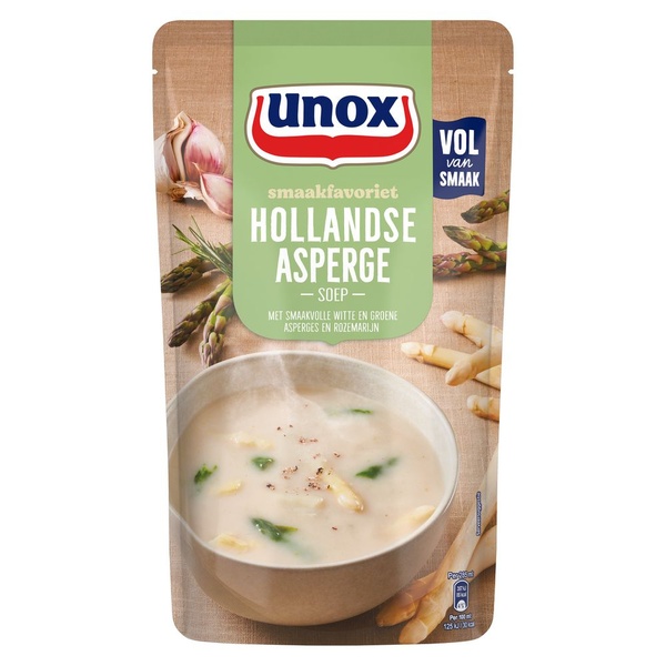 Unox Hollandse aspergesoep voorkant